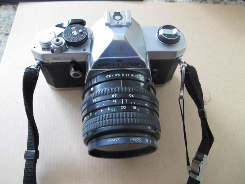 Camera - Pentax MX with Sigma Zoom Master 1:35 -4.5 f35 - 70 mm